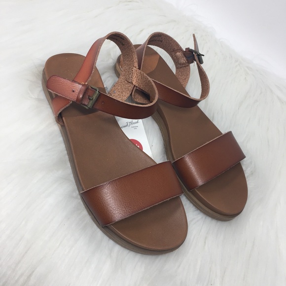 Universal Thread | Shoes | Universal Thread Nyla Brown Sandal Double Strap | Poshmark